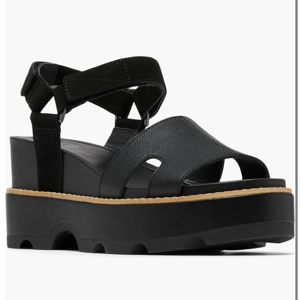Women's Black Platform Sandals